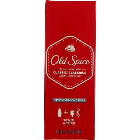 old spice classic cologne spray 4.25 oz (pack of 6)